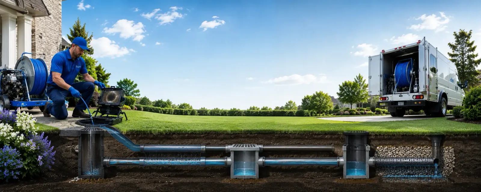 Outdoor drain cleaning information for May, OK